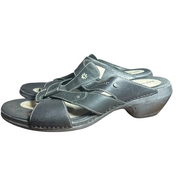 Merrell Women's Leather Slide Sandals 11 Comfortable Outdoor Walking Sandals - Picture 6 of 11